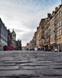 One last look down The Royal Mile.